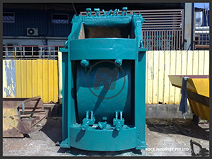 BROWN LENOX KUE KEN 120S 42" x 36" Double Toggle Jaw Crusher - Click Here for Larger Image